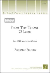 From Thy Throne, O Lord SATB choral sheet music cover